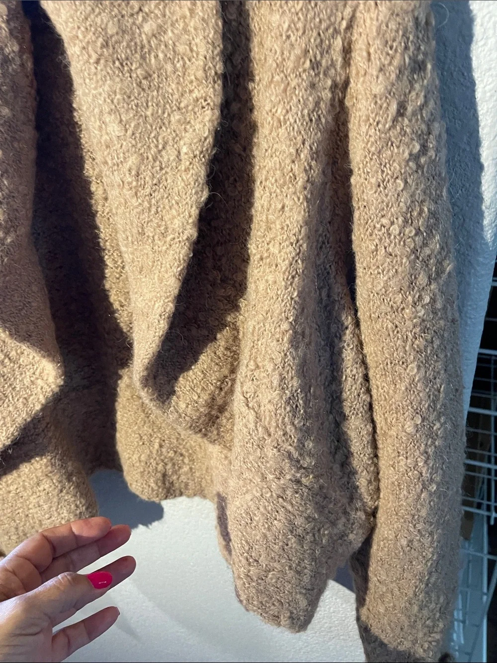 G.I.L.I. Camel Open-Front ALPACA AND WOOL Jacket Sz 2X New no Tags